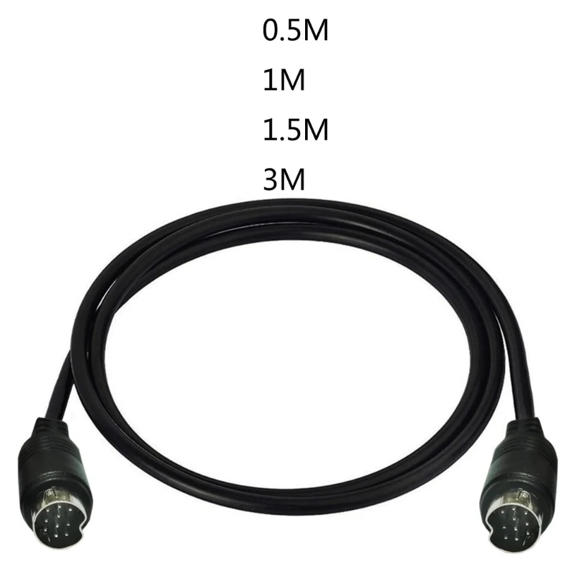 

Mini DIN 10Pin Male to Male Cable Replacement 10Pin Cable for Home Theater Dropship