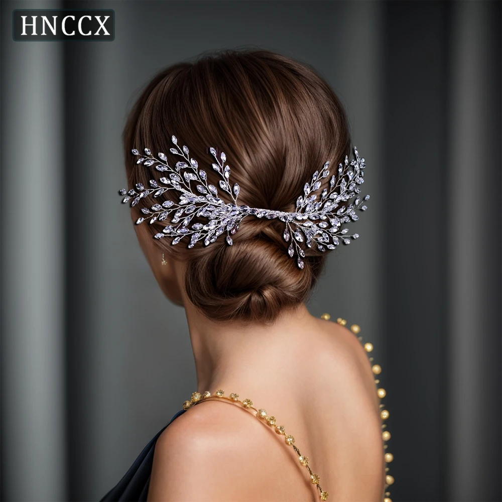 HNCCX Bridal Hair Comb Rhinestone Wedding Headpieces Hair Accessories Bride Hair Adornment Party Bridesmaids Headdress CP276
