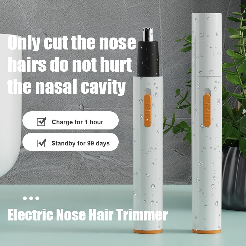 Electric Nose Hair Trimmer Usb Charging New High Quality Electric Portable Men and Women Mini Nose Hair Trimmer