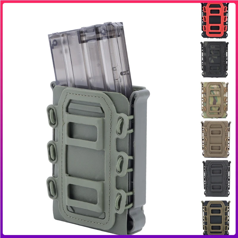 

Tactical Mag Pouch 5.56mm Rifle Magazine Pouches 7.62mm Molle Softshell Universal Mag Carrier for M4 AR15 M16 AK Magainzes