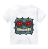 Cute Funny Boys T-Shirts Gift Game Shop Red Ball Cartoon Print kids Tshirts Fashion Casual Baby T shirt Short Sleeve tops tees 5