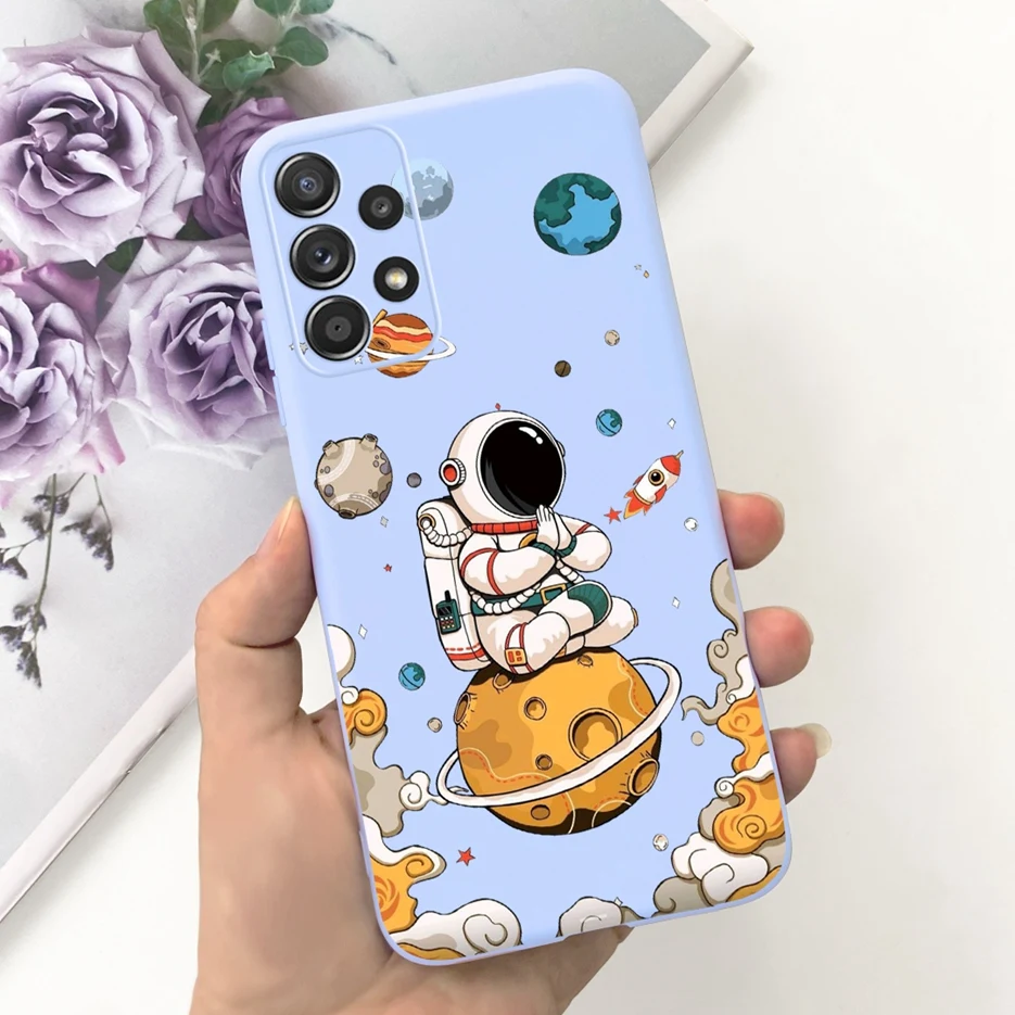 Cute Cartoon Shockproof Soft TPU Phone Case in Pastel Design