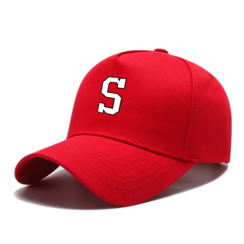 Slam Dunk Inoue Ayako Cosplay White S Print Hat Adjustable Red Baseball Cap