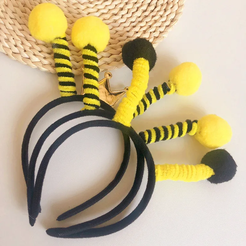 20PCS Biene Stirnband Antenne Tentakel Haarbänder für Kinder Frauen Party Dekorationen Liefert Kostüm Weihnachten
