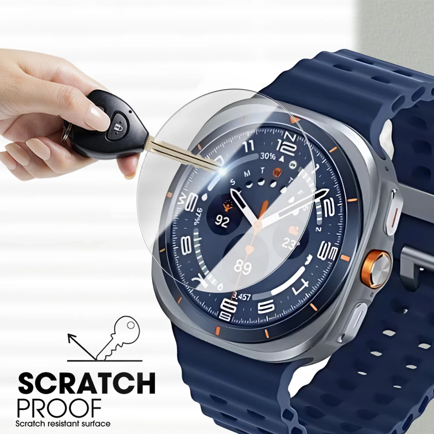 Screen Protector for Samsung Galaxy Watch 8 40mm 44mm Classic Tempered Glass Easy To Install Protective Film for Galaxy Watch8