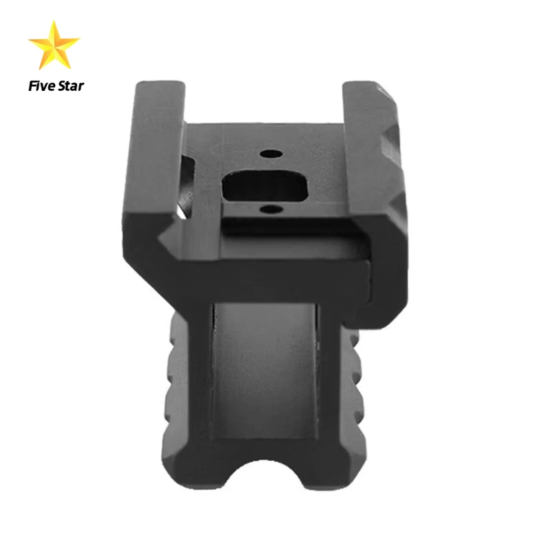 Picatinny Riser Mount FiveStar Tactics 1" Height Picatinny Short Riser Mount Aluminum Alloy Scope Base 20mm Picatinny Rail