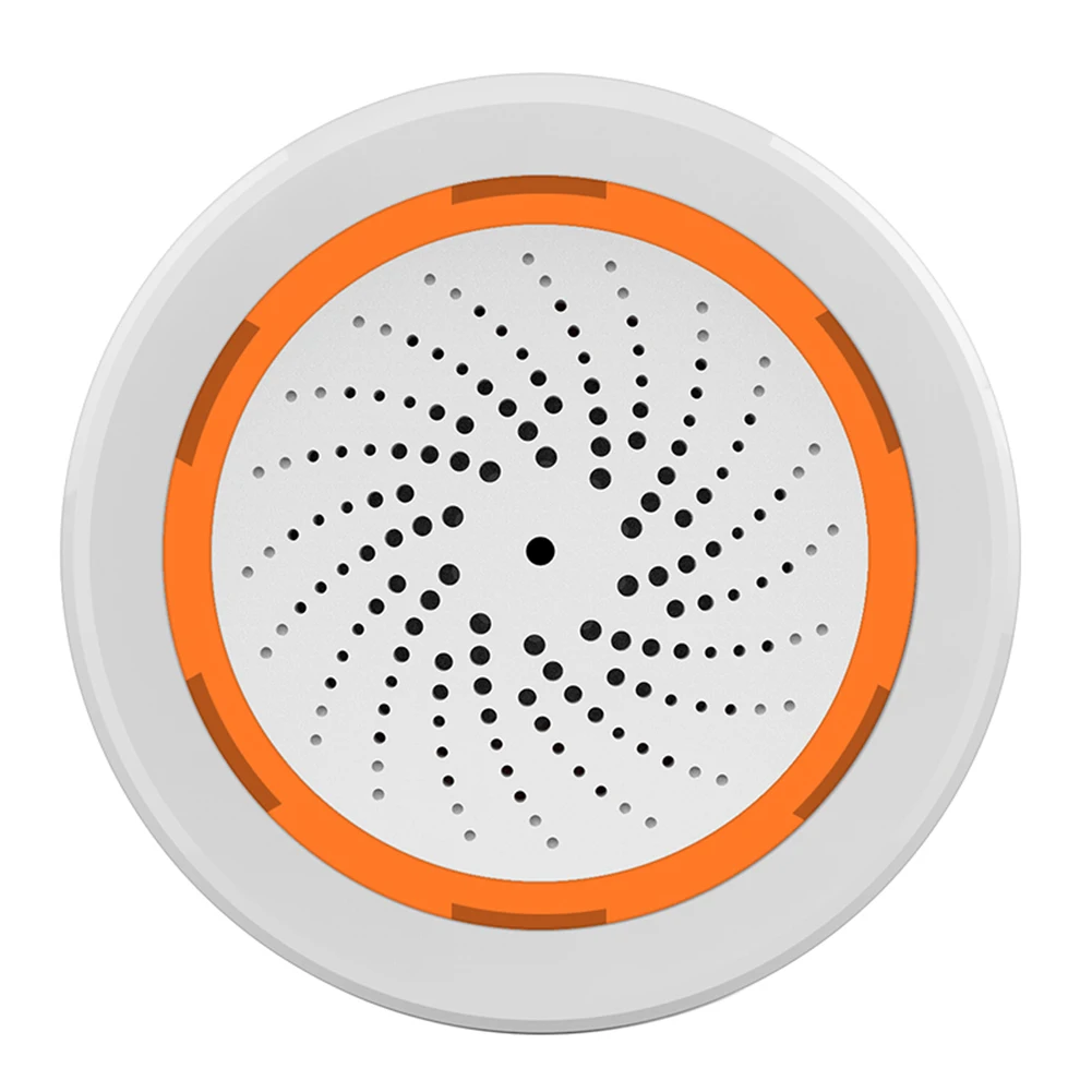 

Indoor Sound Light Sensor For Zigbee 40m Built-in Siren Alarm 90db Siren 2 In 1 Sensor Siren Sensor Alarm Tuya Smart Smart Home