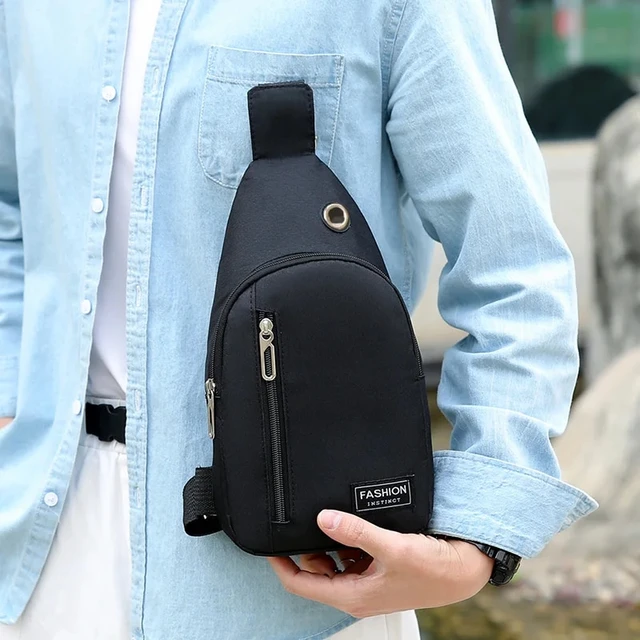 New Unisex Chest Bag Waterproof Crossbody Bag Shoulder Bag Men's Business  Casual Travel Bag Women's Handbag - Chest Bags - AliExpress