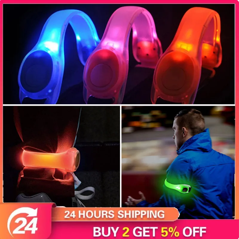 

Night Running Armband LED Light Outdoor Sports USB Rechargeable Safety Belt Arm Leg Warning Wristband Cycling Bike Bicycle Light