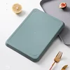 Pink Green Gray Plastic Tray Nordic Rectangular Plastic Tray Storage Serving Tray Kitchen Organizer Kitchen Fruit Dessert Tray 3