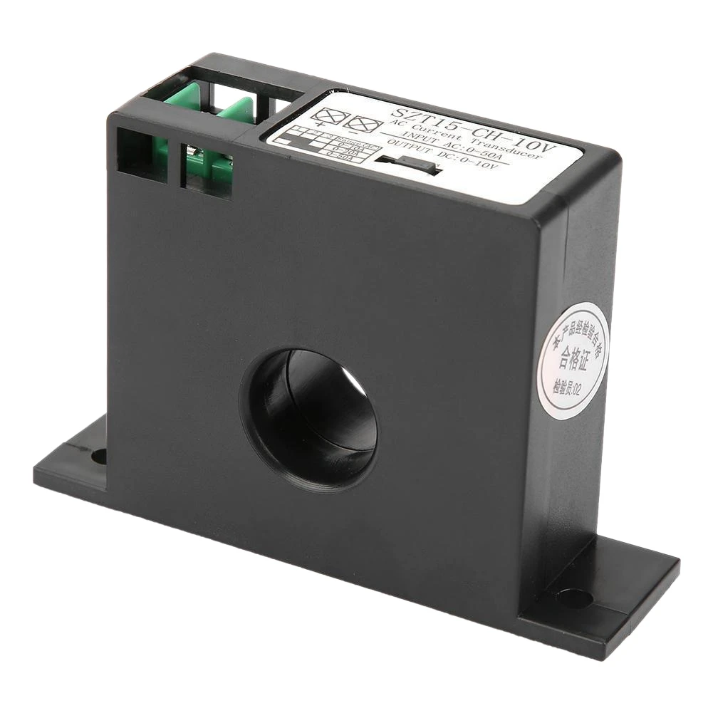 

SZT15--10V AC Current Transmitter Current Mutual Inductor AC 0-50A to DC 0-10V