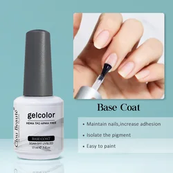 Clou Beaute Gel Nail Polish in Vibrant Shades - HEMA/TPO FREE UV Gel Lacquer (Base Coat)