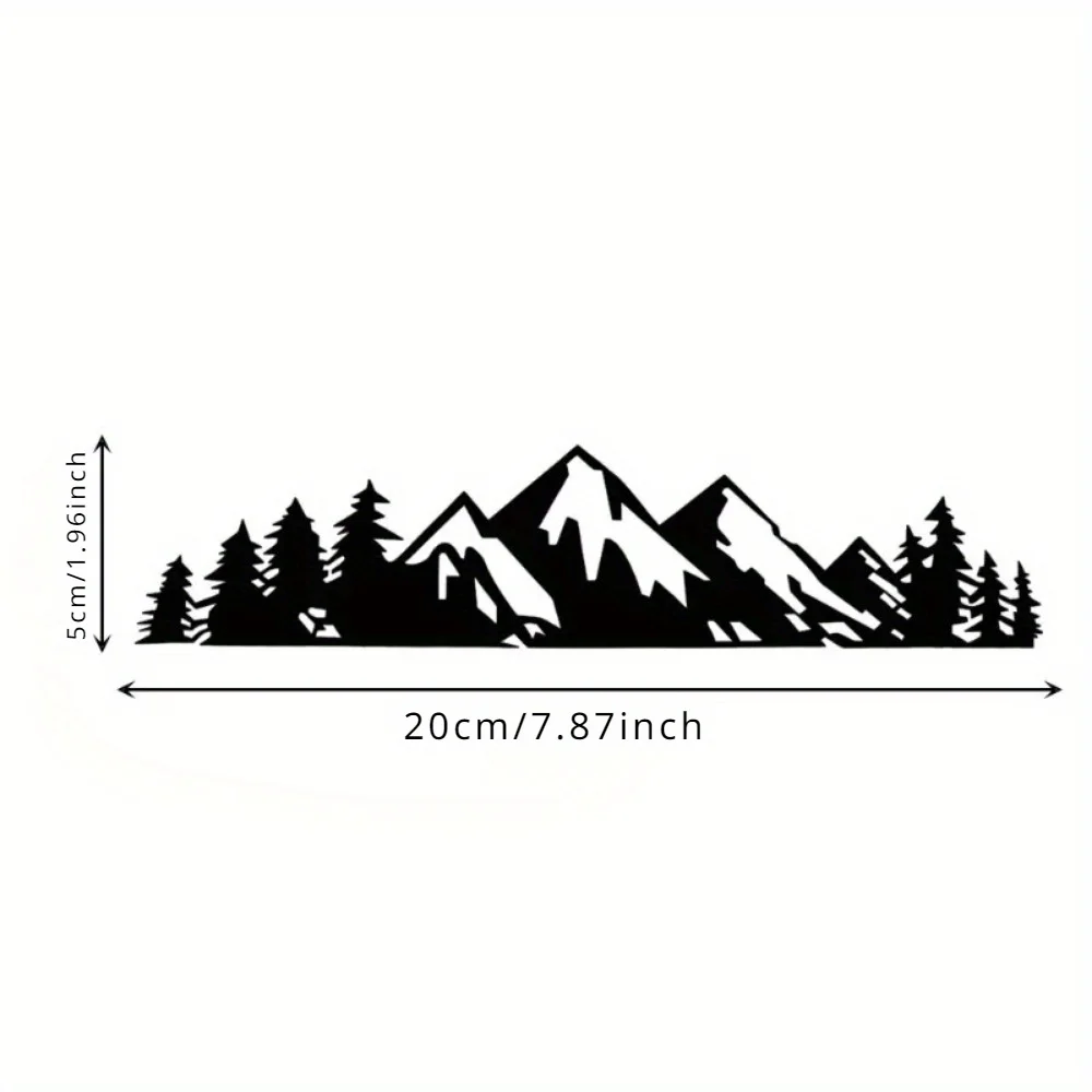Car Exterior Stickers Forest Snow Mountain Styling Personalized Decals Car Fashion Decoration Stickers Decorative Accessories