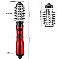 Sèche-cheveux rotatif 3 en 1, peigne électrique, lisseur, brosse sèche-cheveux, peigne à Air chaud, peigne coiffeur à cheveux à ions négatifs 4