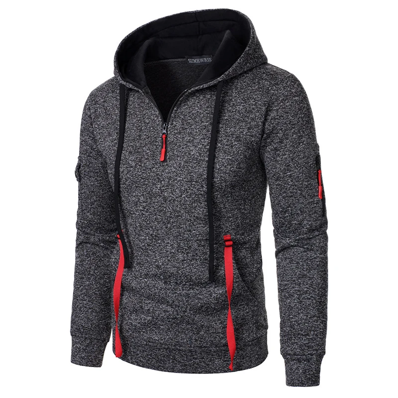 Animal Game Outdoor Men's Casual Hoodie Zipper Pullover Sweatshirts for Men Oversize Outerwear Warm Work Coat Tracksuit Men