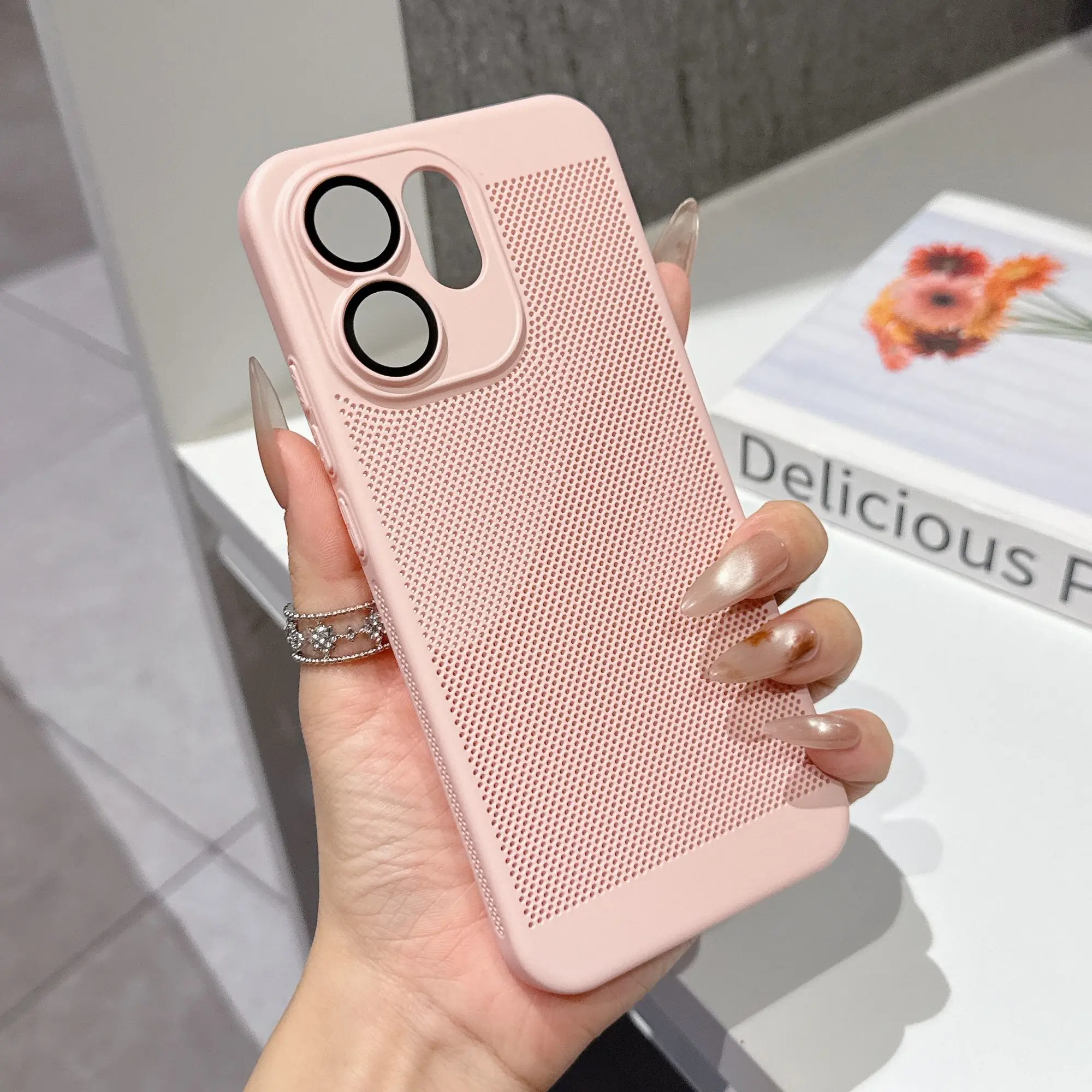 Stylish Colorful Frosted Thermal Shockproof Bumper Case
