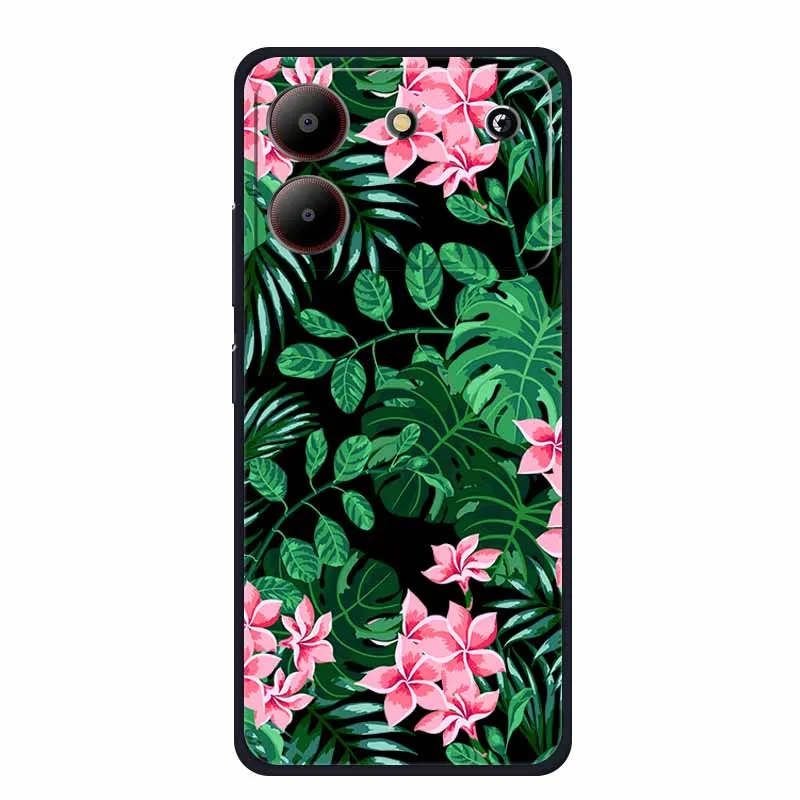 Cute Cartoon Cat Black Silicone Soft Phone Case - Stylish Protective Back Cover