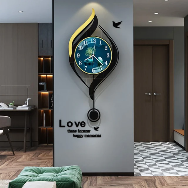 Reloj de pared grande DIY, diseño moderno, 12 marcos de fotos, muestra  creativa, imagen familiar, reloj de pared grande, decoración única para el  hogar, silencioso - AliExpress