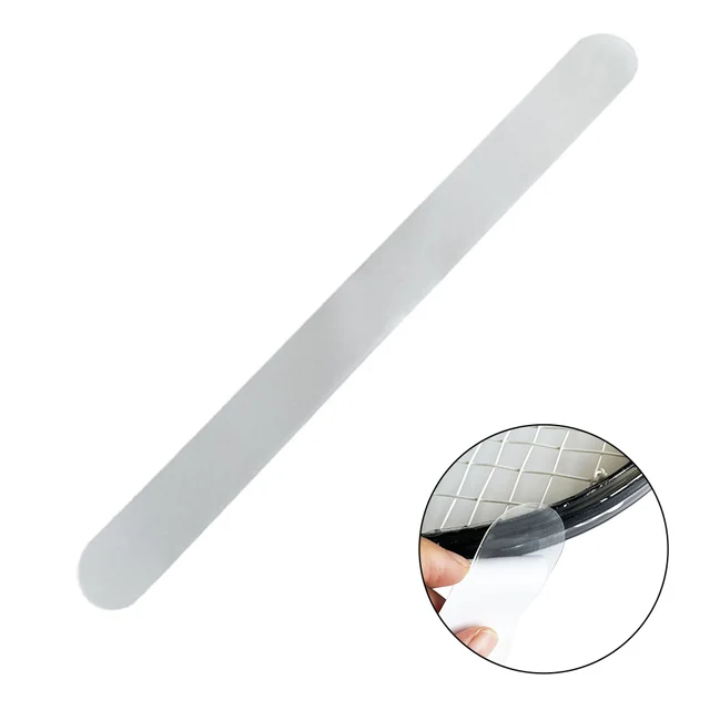 1PC Tennis Racket Paddle Protection Tape 37x3.5x0.66cm Transparent Reduce Friction Sticker TPU Badminton Racquet Tapes For Sport
