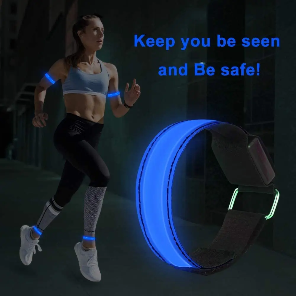 

Night Runing Flood Light Outdoor Motion LED Armband Light Warning Light Runing Lighting Light Luminous Wristband Nightlight