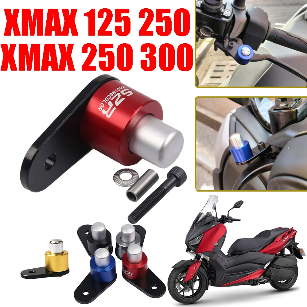 

For Yamaha X-MAX XMAX 125 250 XMAX 300 400 XMAX300 Motorcycle Accessories Brake Lever Brake Parking Button Control Lock Switch