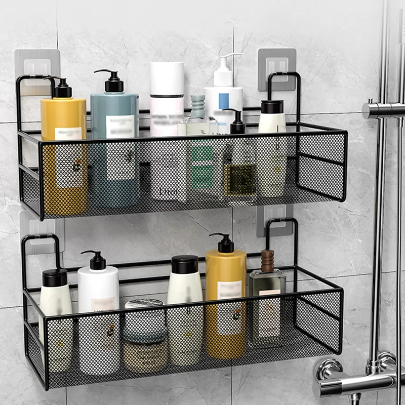 

Bathroom Shelf Iron Shelf Punch Corner Frame Kitchen Shower Shelf Storage Shelf