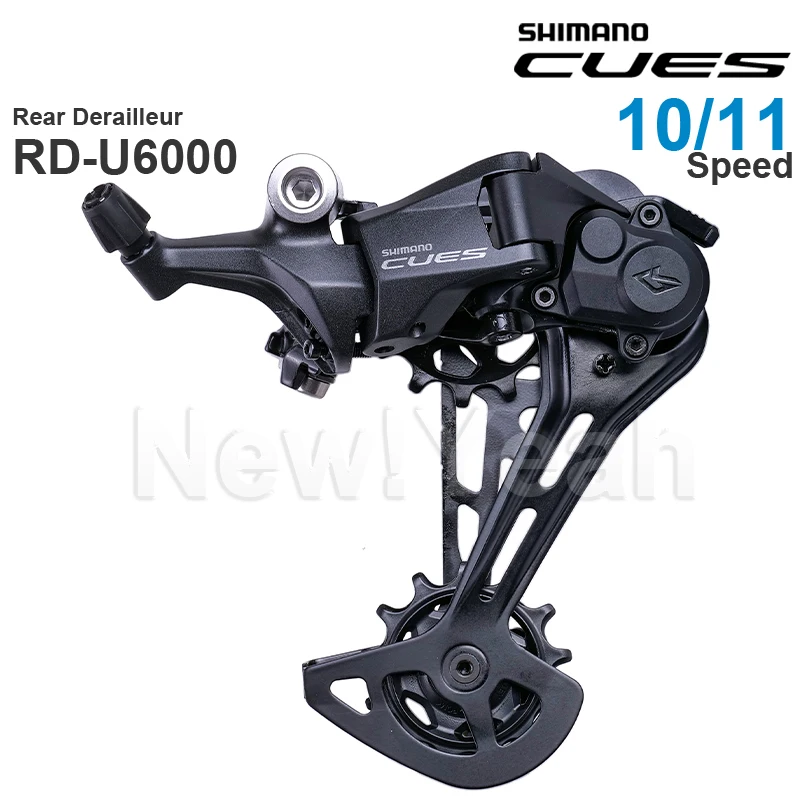 Shimano CUES RD-U6000-GS Rear Derailleur - 10/11-Speed, Shadow