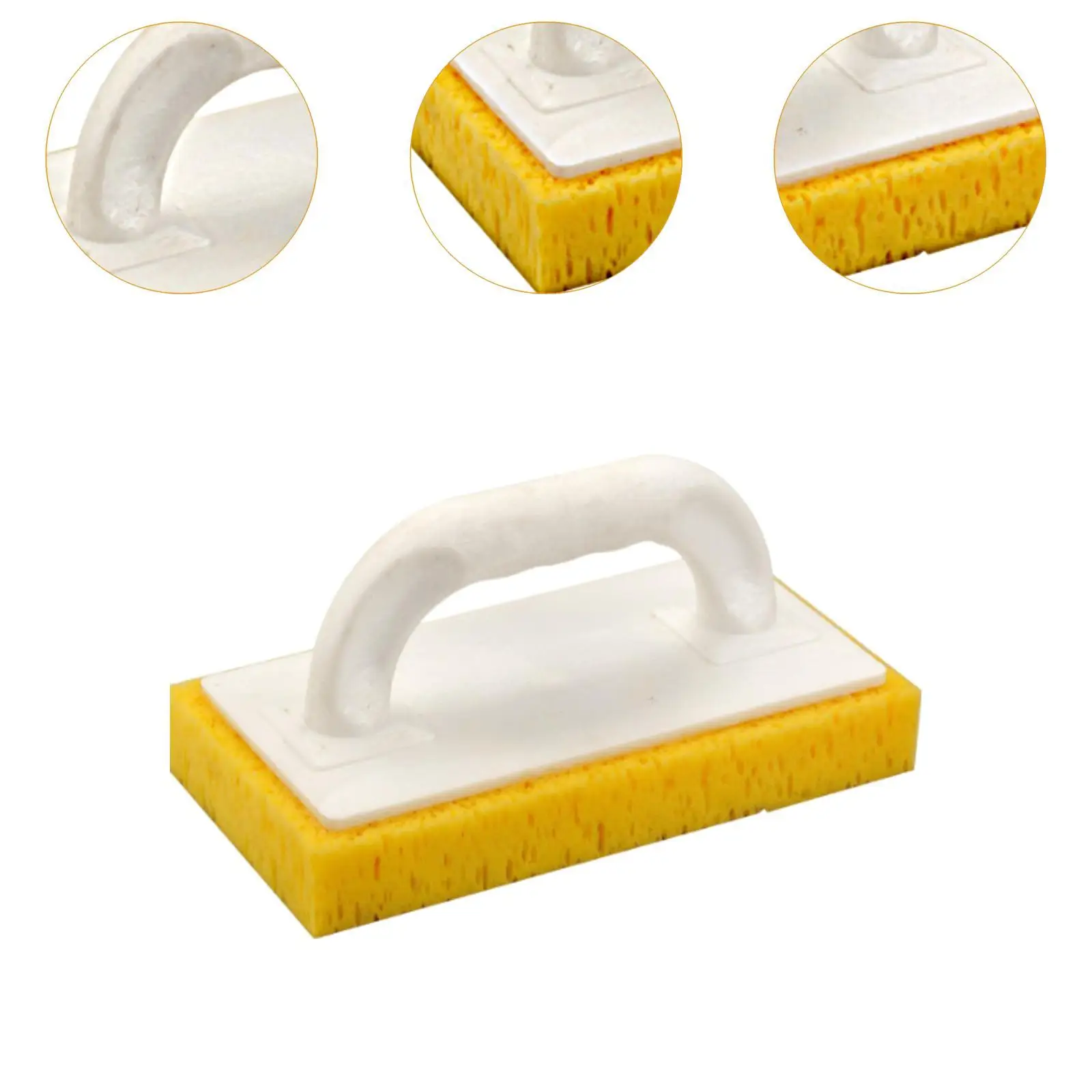Tile Washboard for Drywall Sturdy Versatile Float Plaster with Handle Grout Float Floor Grout Tool Foam Float Plastering Sponge