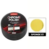 A Restoration Paste for Chrome Parts of Vehicles, Designed for Renewing Oxidized Chrome Trim And Emblems, Comes with a Sponge 6