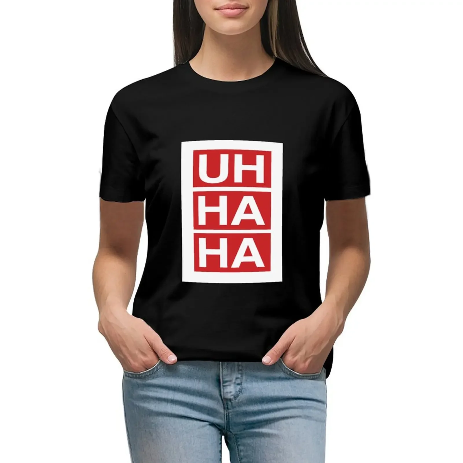 

UH HA HA T-shirt Female clothing anime clothes tops Women