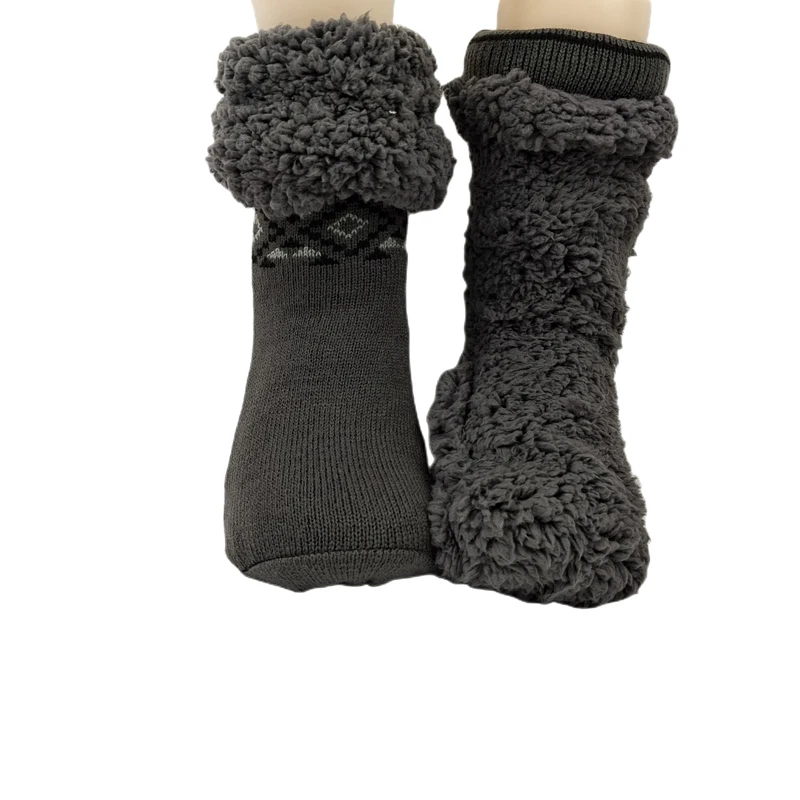 Mens Warm Socks Sleeping Winter Mens Slipper Socks Men Fuzzy