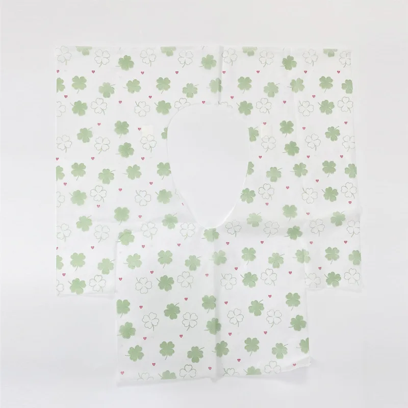 35pcs Disposable Double-Layer Waterproof Extra-Large Printed Non-Woven Postpartum Cushion Children's Toilet Cover