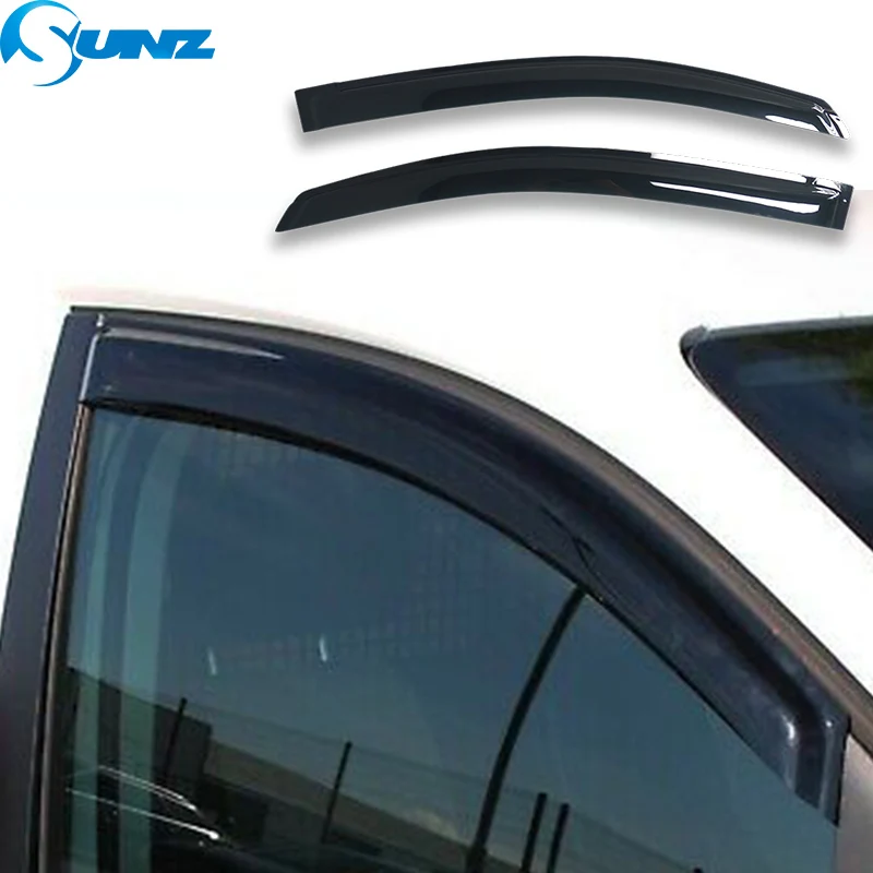 Window Visor Vent Awnings Rain Guard Deflector Shelters 2pcs For VW Volkswagen Caddy 2005-, car window visor,car window deflectors