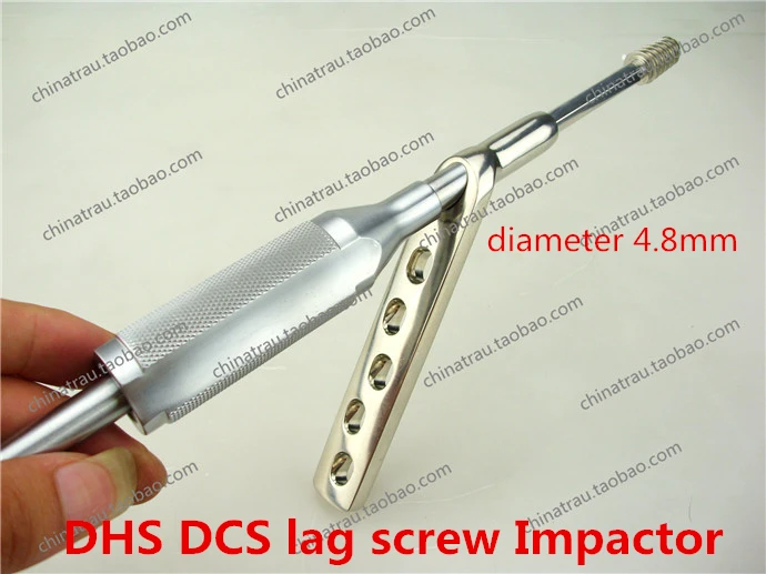 

medical orthopedic instrument DHS DCS Lag screw Impactor Lag screwdriver advance promote pressure divece diameter 4.8mm