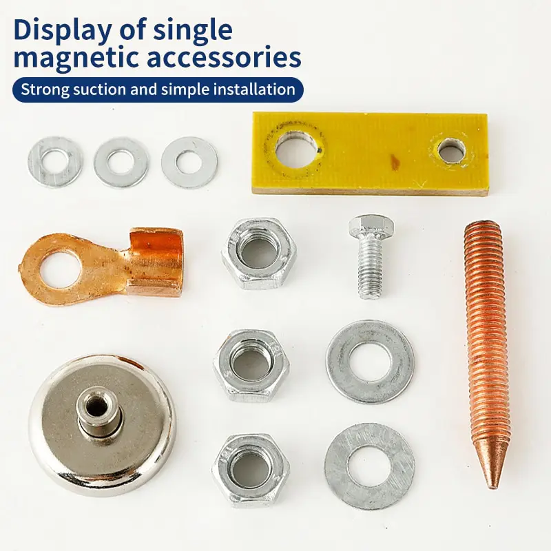 Morsetto Magnetico Per Saldatura - Base Con Testa Magnetica Per Terra, Con Accessori Per Saldatore - Pratico E Portatile - Foto 8