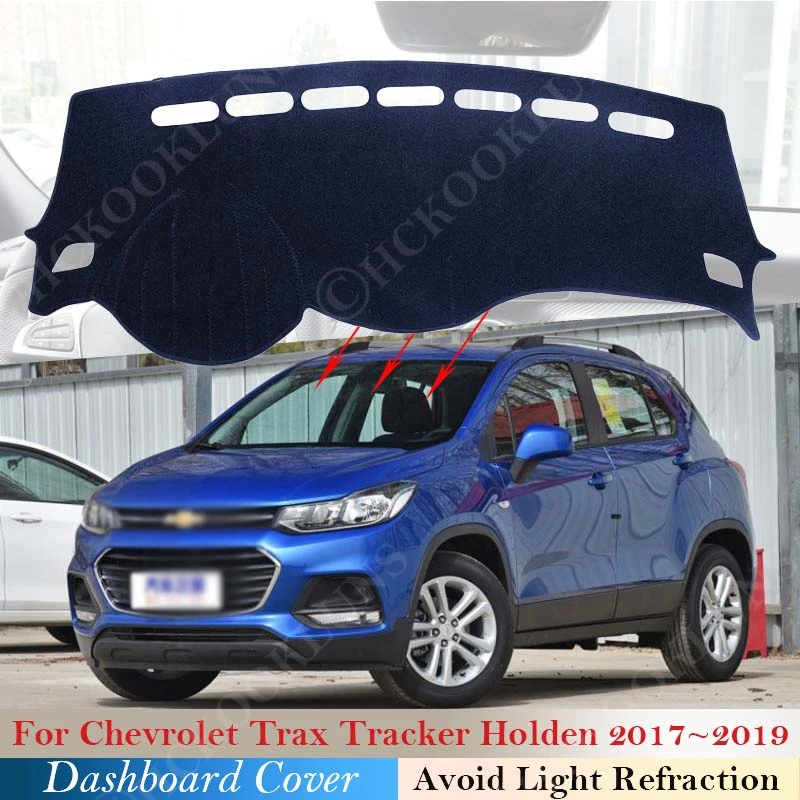 Cubierta de salpicadero para Chevrolet Trax Tracker Holden 2017 2018 2019, antideslizante, accesorios para coche| | AliExpress