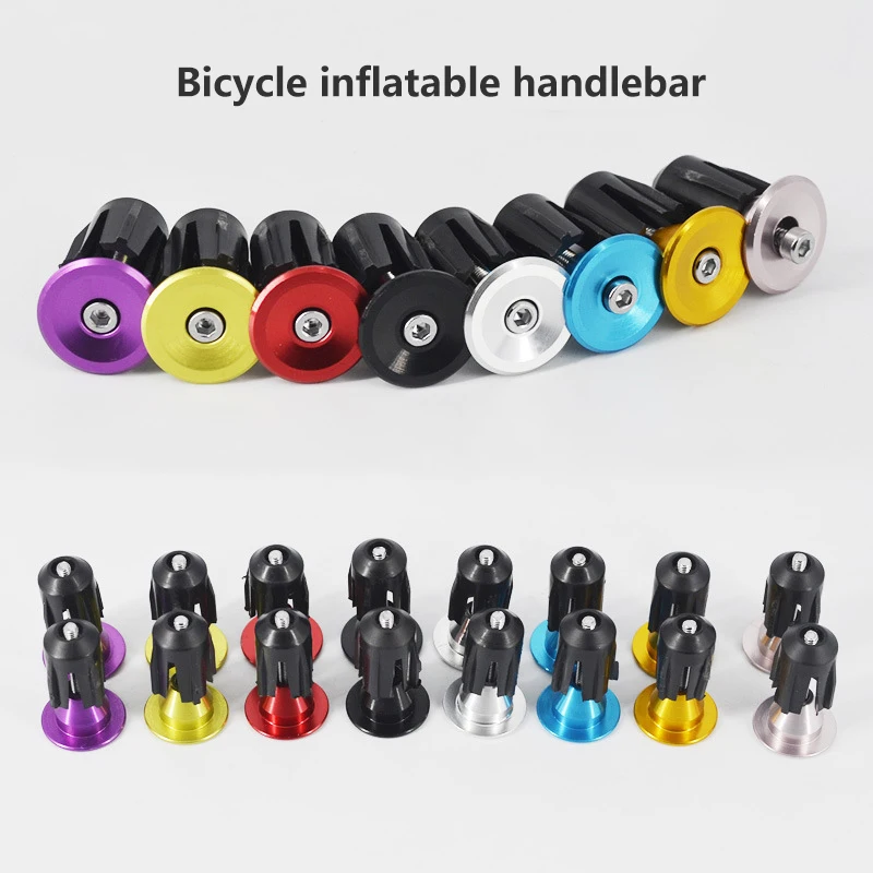 

Lunje Bicycle Handlebar Plug Aluminum Alloy Mountain Bike Expansion And Lock Bar Plug Bicycle Bar Plug Accessories