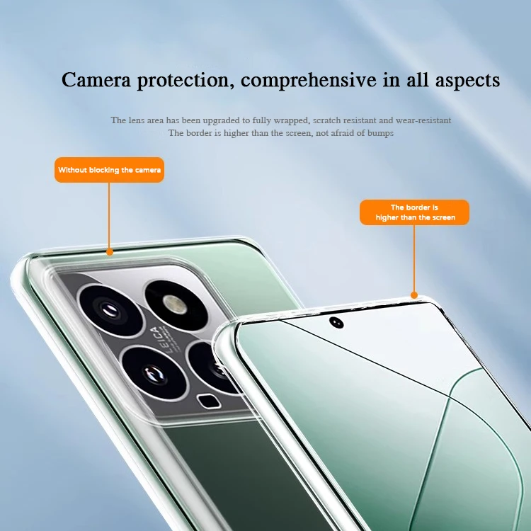 High-Quality Clear Thin Soft TPU Phone Case