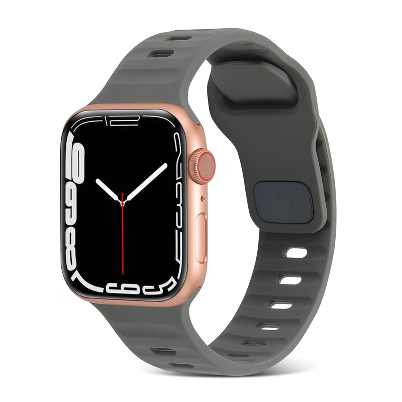 ตัวเลือกสินค้า สายนาฬิกาซิลิโคนยืดหยุ่น Apple Watch หลายขนาด