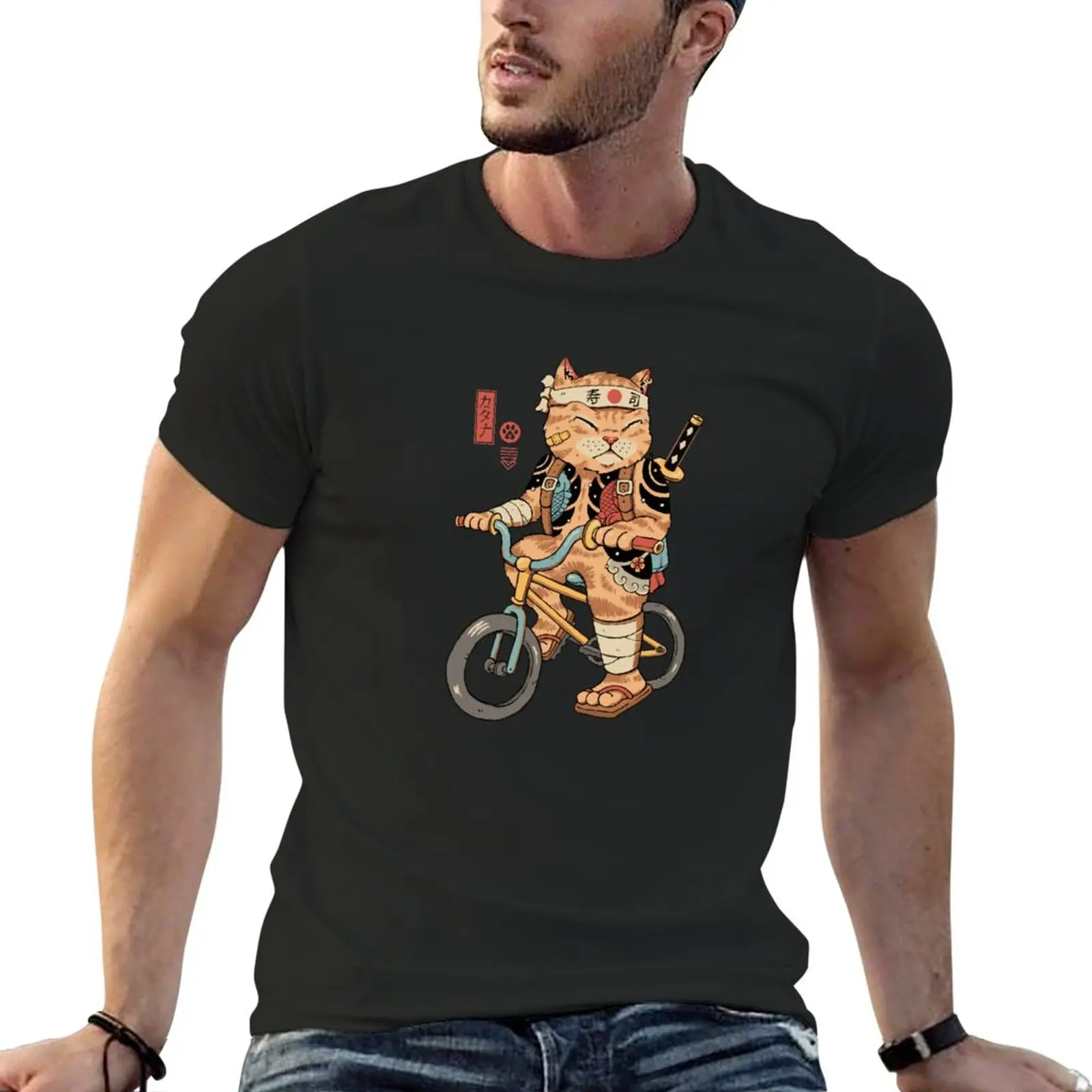 Nuova Maglietta Da Bicicletta Catana Magliette Estive Magliette Taglie Forti Abbigliamento Vintage Magliette Pesanti Per Uomo