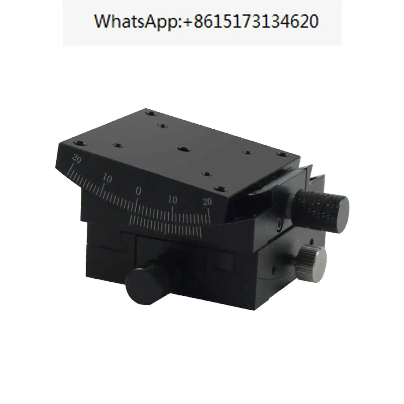 

X-axis tilt sliding table radian fine adjustment displacement platform positive and negative adjustment goniometer GFG6080