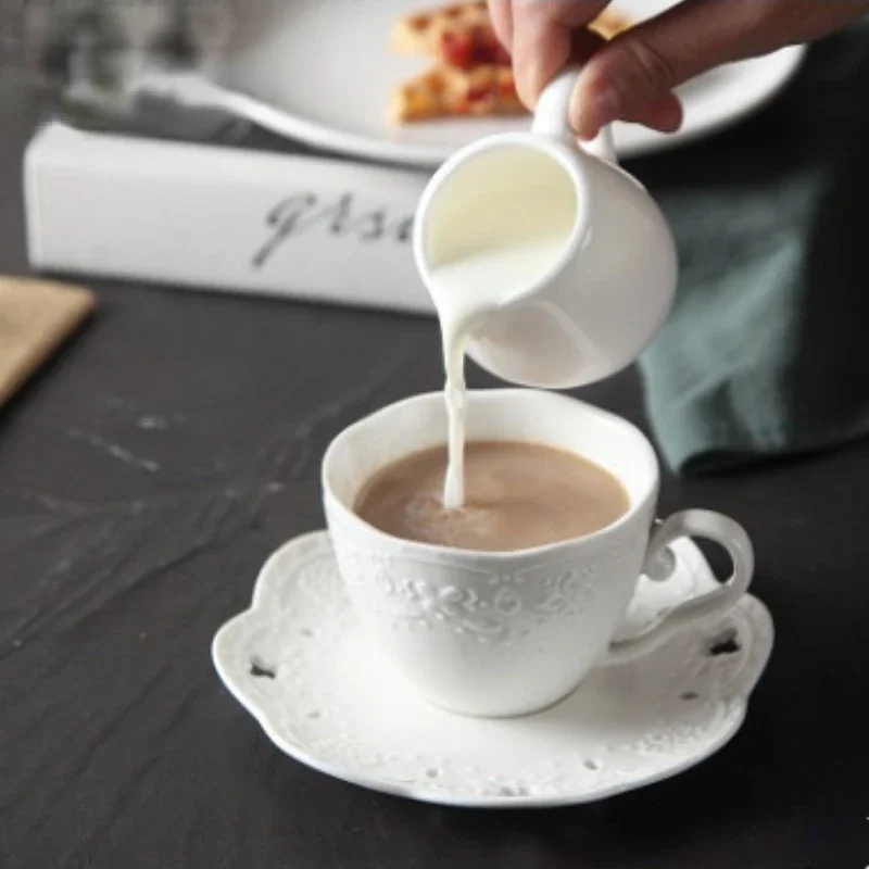 Milk frother jug milk frothing jug european afternoon tea cafe coffeeware ceramic milk jug barista coffee maker tools pitcher cup
