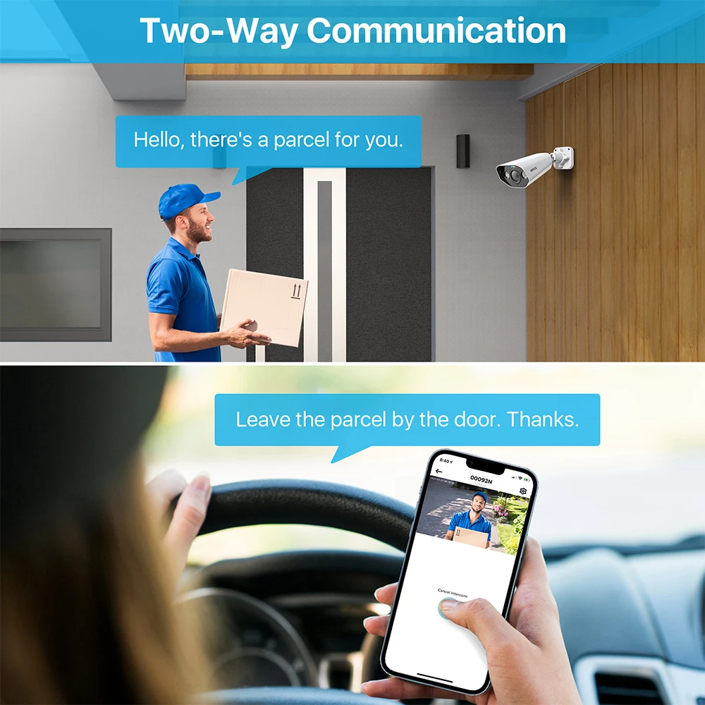 ZOSI 4K 8MP 5MP Add-on Camera for PoE Security Camera System, Work with ZOSI 8 Channel 16 Channel PoE NVR 6