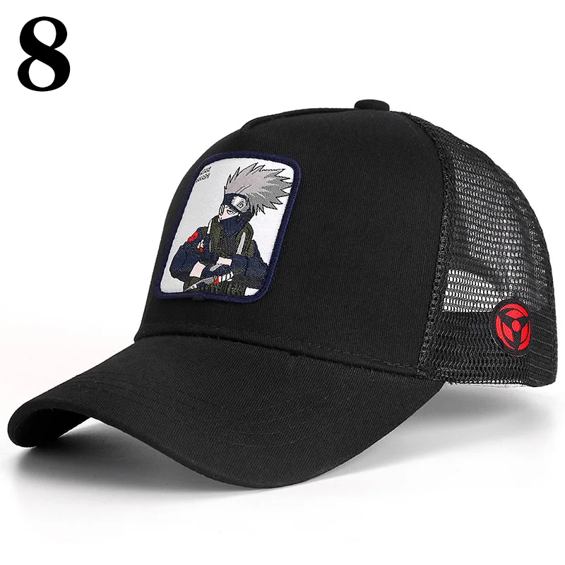 New Fashion Dragon Ball Cartoon Baseball Cap Anime Snap Cotton Baseball Cap Men's Women's Hip Hop Mesh Trucker Cap