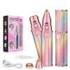 2 in 1 Rechargeable Electric Eyebrow Trimmer Lady Shaver Women Epilator Facial Hair Remover Pen Size Female Hair Shaving Razor 1