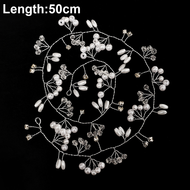 Pearl Hairpin Hair Vine Tiaras Headpiece Hair Comb Pins Hair Clips Wedding Bridal Rhinestone Jewelry Hair Accessories