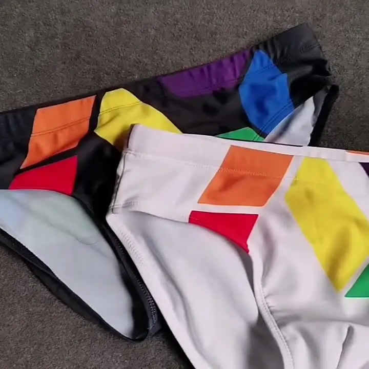 Мужские спортивные плавки Nike из полиэстера и спандекса