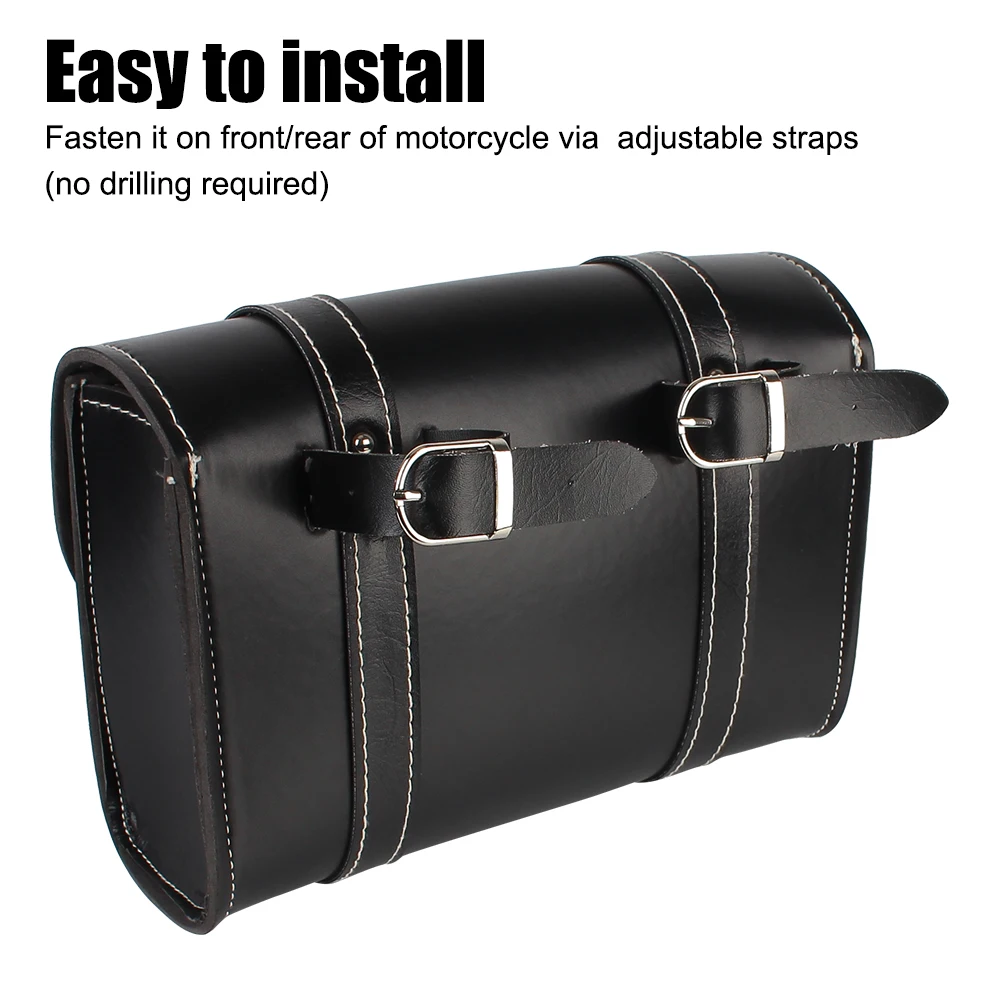 Motorcycle Saddle Bags Backpack Waterproof Universal Tool Pouch Luggage Side Bag Storage Kit With Strap Motorbike Accessories