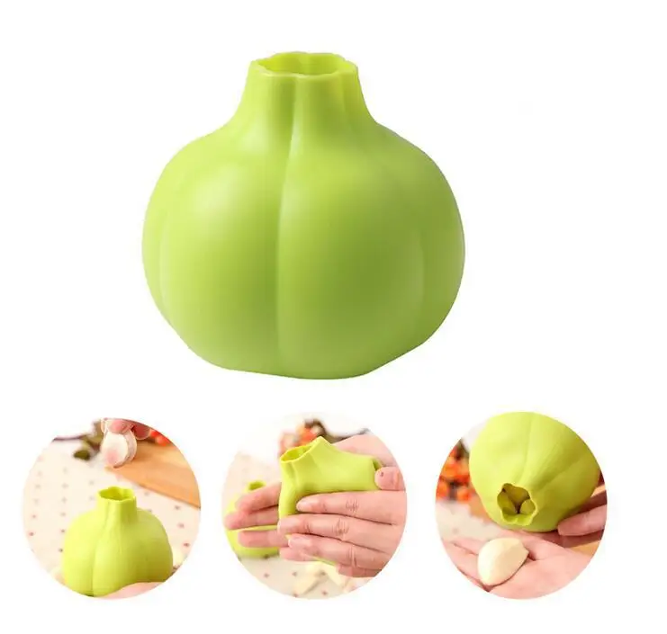 Garlic Peeler Silicone Silica Gel Garlic Peeler Creative Peeling Tools Kitchen Manual Garlic Peeler 2