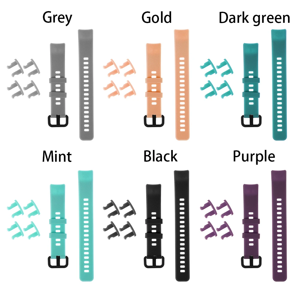 Adjustable Silicone Sports Watch Band - Unisex Replacement Strap Bracelet